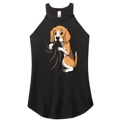 Beagle Dog Mom Women Women’s Perfect Tri Rocker Tank