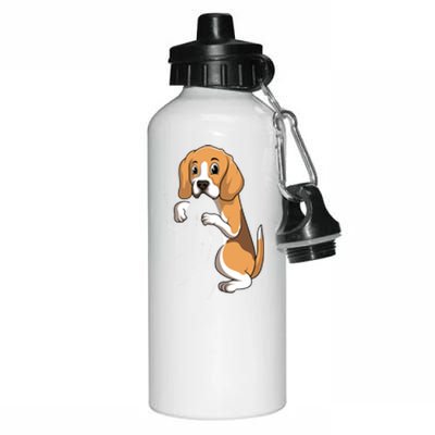 Beagle Dog Mom Women Aluminum Water Bottle