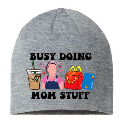 Busy Doing Mom Stuff Mommy Est 2023 Sustainable Beanie