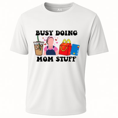 Busy Doing Mom Stuff Mommy Est 2023 Performance Shirt