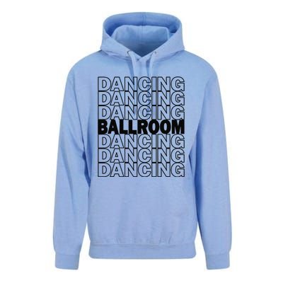 Ballroom Dancing Modern Typography Graphic Dance Design Unisex Surf Hoodie