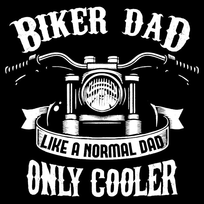 Biker Dad Motorcycle Father's Day Design for Fathers Impact Tech Backpack