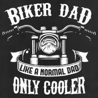 Biker Dad Motorcycle Father's Day Design for Fathers Hat