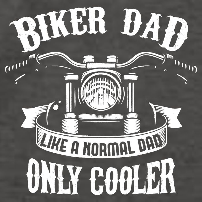 Biker Dad Motorcycle Father's Day Design for Fathers Vector Backpack