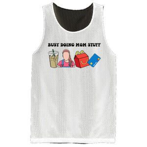 Busy Doing Mom Stuff Busy Mom Mothers Day Mom Stuff Mesh Reversible Basketball Jersey Tank