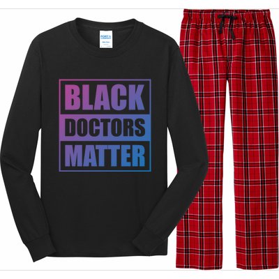 Black Doctors Matter History Month African Pride Bhm Meaningful Gift Long Sleeve Pajama Set