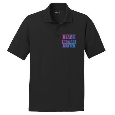 Black Doctors Matter History Month African Pride Bhm Meaningful Gift PosiCharge RacerMesh Polo