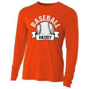 Baseball Dad Meaningful Gift Funny Baseball Dad Funny Gift Cooling Performance Long Sleeve Crew