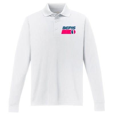 BEPIS Dank Meme Performance Long Sleeve Polo