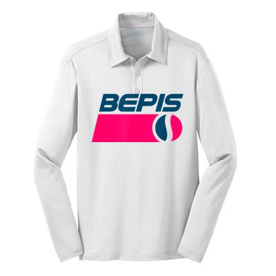 BEPIS Dank Meme Silk Touch Performance Long Sleeve Polo