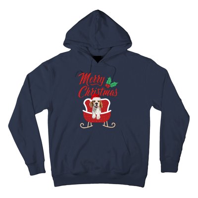 Beagle Dog Merry Christmas Design For The Holiday Season! Hoodie