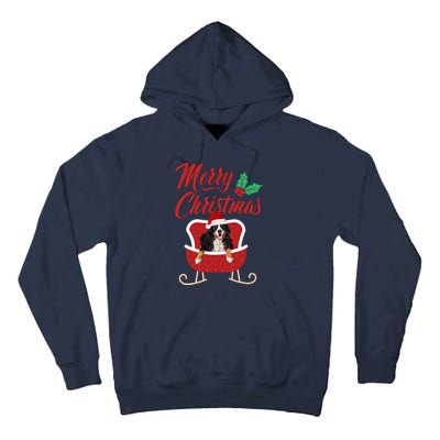 Bernese Dog Merry Christmas Design For The Holiday Season! Tall Hoodie