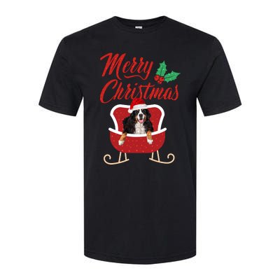 Bernese Dog Merry Christmas Design For The Holiday Season! Softstyle® CVC T-Shirt