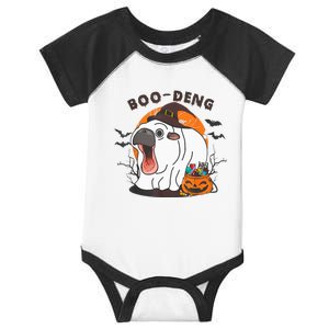 Boo Deng Moo Deng Baby Hippo Funny Halloween Animals Infant Baby Jersey Bodysuit