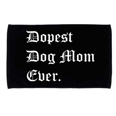 Best Dog MOM Ever, Pet Lover, Dog Lover, Pet Owner Microfiber Hand Towel