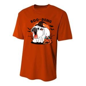 Boo Deng Moo Deng Baby Hippo Funny Halloween Animals Performance Sprint T-Shirt