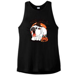 Boo Deng Moo Deng Baby Hippo Funny Halloween Animals Ladies PosiCharge Tri-Blend Wicking Tank