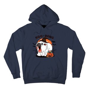 Boo Deng Moo Deng Baby Hippo Funny Halloween Animals Hoodie