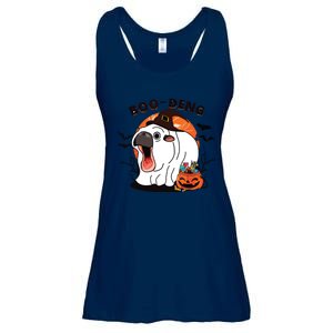 Boo Deng Moo Deng Baby Hippo Funny Halloween Animals Ladies Essential Flowy Tank