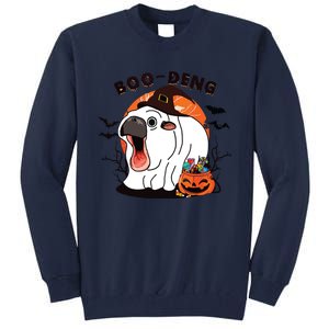 Boo Deng Moo Deng Baby Hippo Funny Halloween Animals Tall Sweatshirt