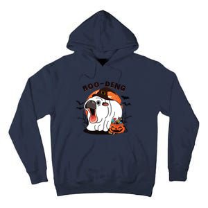 Boo Deng Moo Deng Baby Hippo Funny Halloween Animals Tall Hoodie