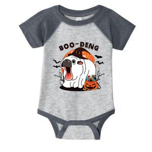 Boo Deng Moo Deng Baby Hippo Funny Halloween Animals Infant Baby Jersey Bodysuit