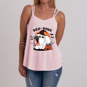 Boo Deng Moo Deng Baby Hippo Funny Halloween Animals Women's Strappy Tank