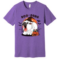 Boo Deng Moo Deng Baby Hippo Funny Halloween Animals Premium T-Shirt