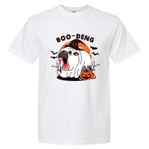 Boo Deng Moo Deng Baby Hippo Funny Halloween Animals Garment-Dyed Heavyweight T-Shirt