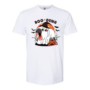 Boo Deng Moo Deng Baby Hippo Funny Halloween Animals Softstyle CVC T-Shirt