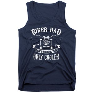 Biker Dad Motorcycle Fathers Day Design For Fathers Tank Top