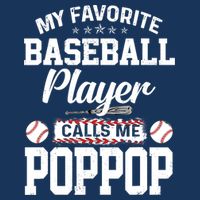 Baseball Dad My Favorite Baseball Player Calls Me PopPop Bucket Hat
