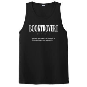 Booktrovert Definition Meaning Funny Book Lover Great Gift PosiCharge Competitor Tank