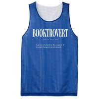 Booktrovert Definition Meaning Funny Book Lover Great Gift Mesh Reversible Basketball Jersey Tank