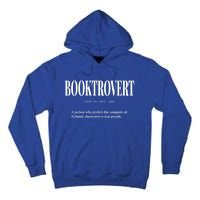 Booktrovert Definition Meaning Funny Book Lover Great Gift Tall Hoodie