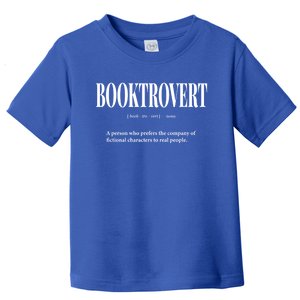 Booktrovert Definition Meaning Funny Book Lover Great Gift Toddler T-Shirt