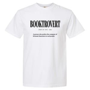 Booktrovert Definition Meaning Funny Book Lover Great Gift Garment-Dyed Heavyweight T-Shirt