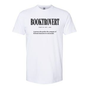 Booktrovert Definition Meaning Funny Book Lover Great Gift Softstyle CVC T-Shirt