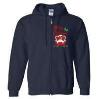 Boxer Dog Merry Christmas Design For The Holiday Season! Full Zip Hoodie