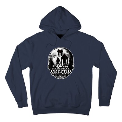 Bigfoot Dogman Mothman Ufo; National Cryptid Society Logo Hoodie