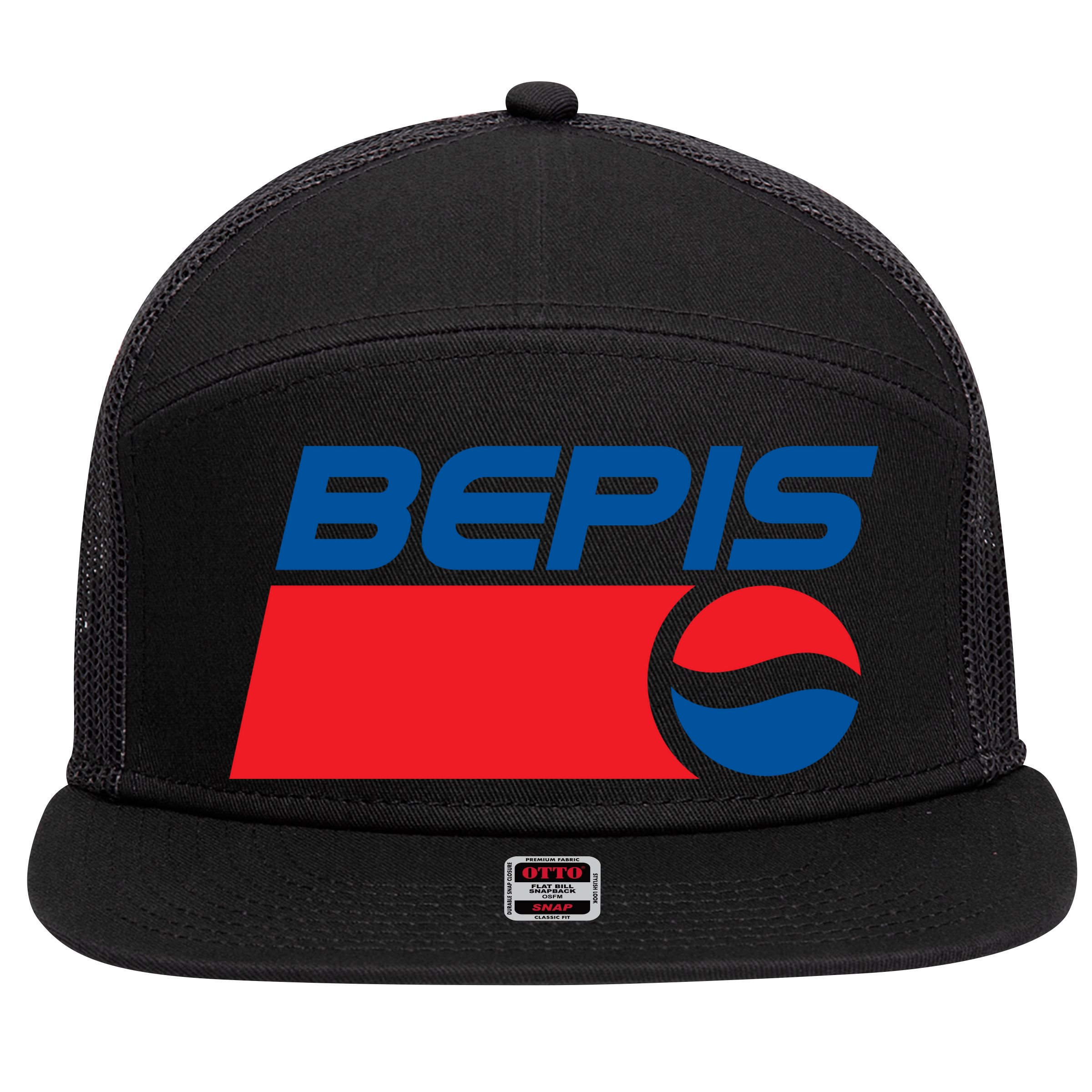 BEPIS Dank Meme 7 Panel Mesh Trucker Snapback Hat