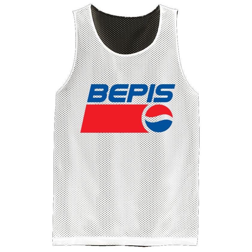 BEPIS Dank Meme Mesh Reversible Basketball Jersey Tank