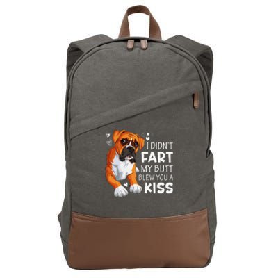 Boxer Dog Mom Dog Dad Funny Dog Lover Mothers Day Women Cotton Canvas Backpack