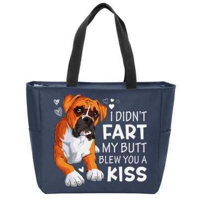 Boxer Dog Mom Dog Dad Funny Dog Lover Mothers Day Women Zip Tote Bag