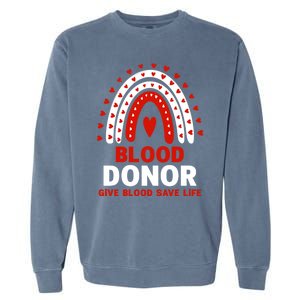 Blood Donor Month Gift National Volunteer Blood Donor Month Great Gift Garment-Dyed Sweatshirt