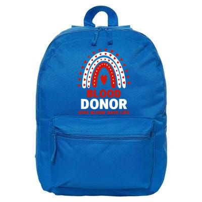Blood Donor Month Gift National Volunteer Blood Donor Month Great Gift 16 in Basic Backpack