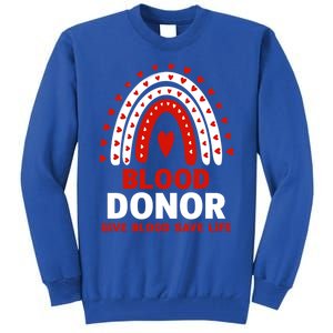 Blood Donor Month Gift National Volunteer Blood Donor Month Great Gift Tall Sweatshirt