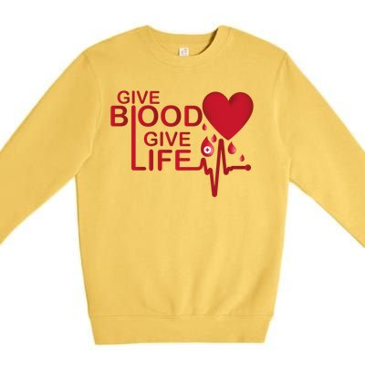 Blood Donor Month Gift Premium Crewneck Sweatshirt