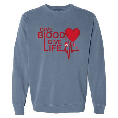 Blood Donor Month Gift Garment-Dyed Sweatshirt