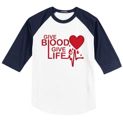 Blood Donor Month Gift Baseball Sleeve Shirt